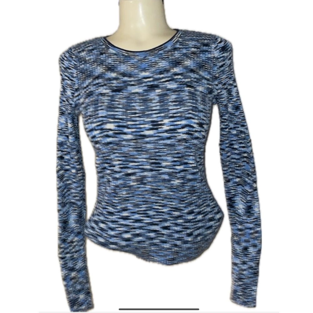 GAP Retro look Gap SpaceDye Blue long sleeve sweater.